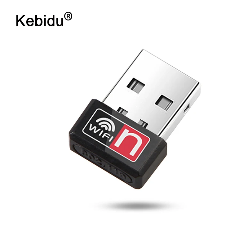 

kebidu MT7601 USB Mini Wireless Wifi Adapter Dongle Receiver Network LAN Card PC 150Mbps USB 2.0 Wireless Network Card