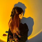 Лампа С закатом, USB Радужный проектор, атмосферный ночник, украшение для дома, фотография, освещение для кофейни, настенный декоративный светильник s