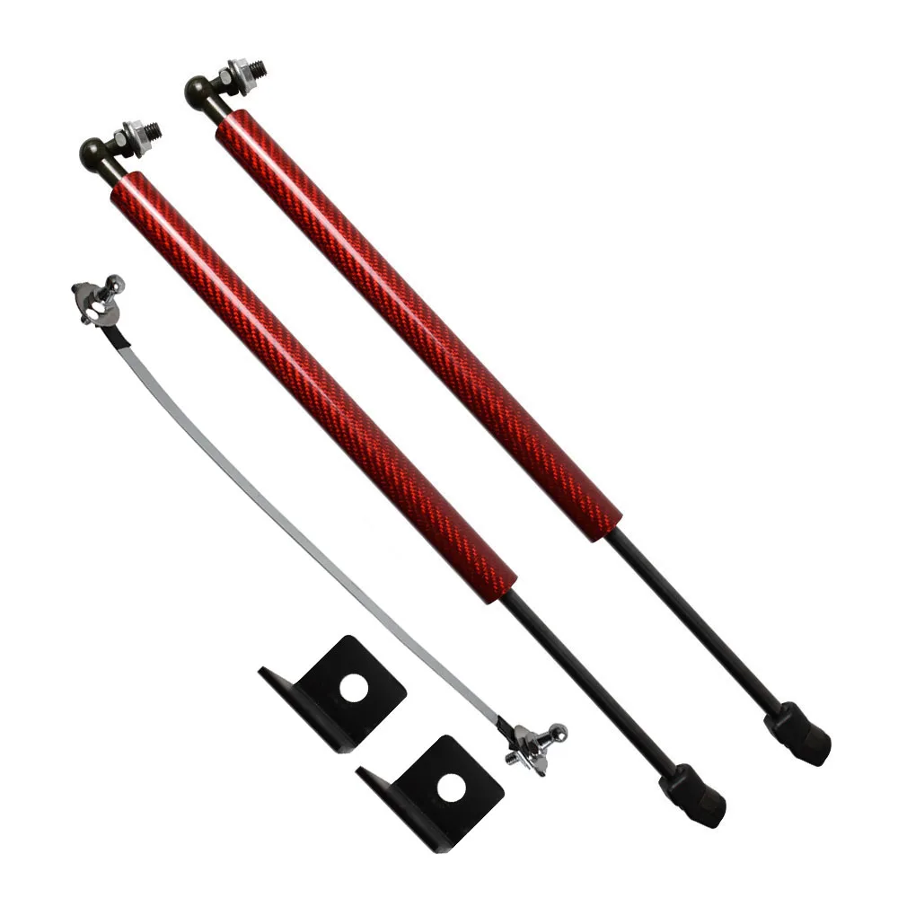 for JAC Refine S5 / Eagle 2013-2019 Front Hood Bonnet Gas Struts Crbon Fiber Shock Damper Lift Supports Car-Styling Absorber | Автомобили