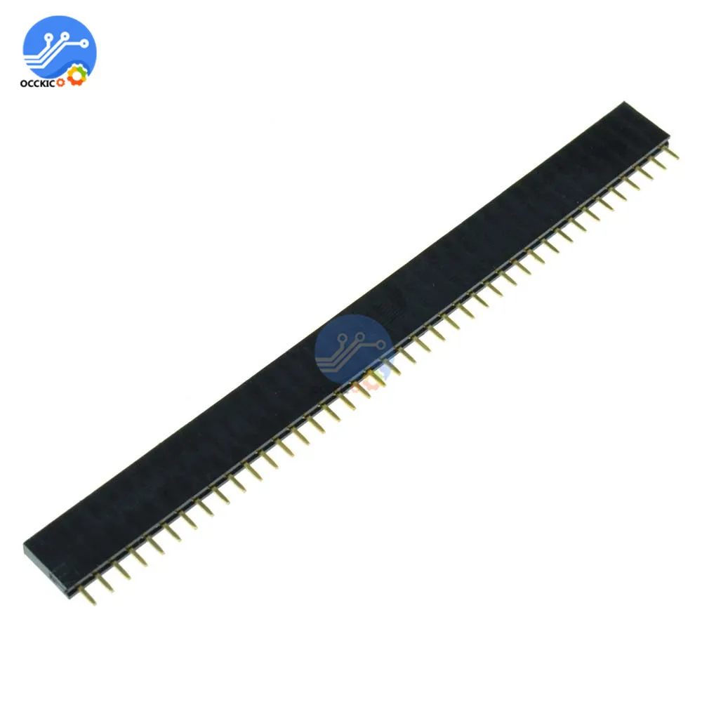 5 шт. 2 54 мм 40 штырьков Однорядный штырьковый коннектор Новинка|strip| |
