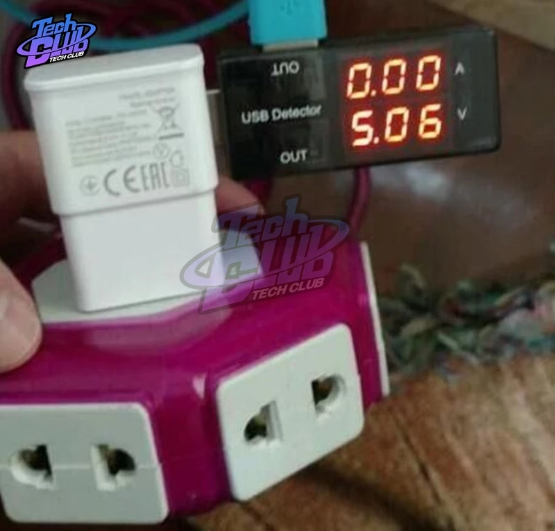 Двойной светодиодный USB-тестер напряжения для мобильной зарядки измеритель