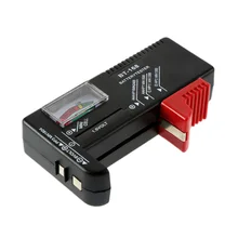 Medidor de carga universal para pilas, con código de color, indicador de voltaje, comprobador de potencia, para pilas AA/AAA/C/D/9V/1.5V, BT-168