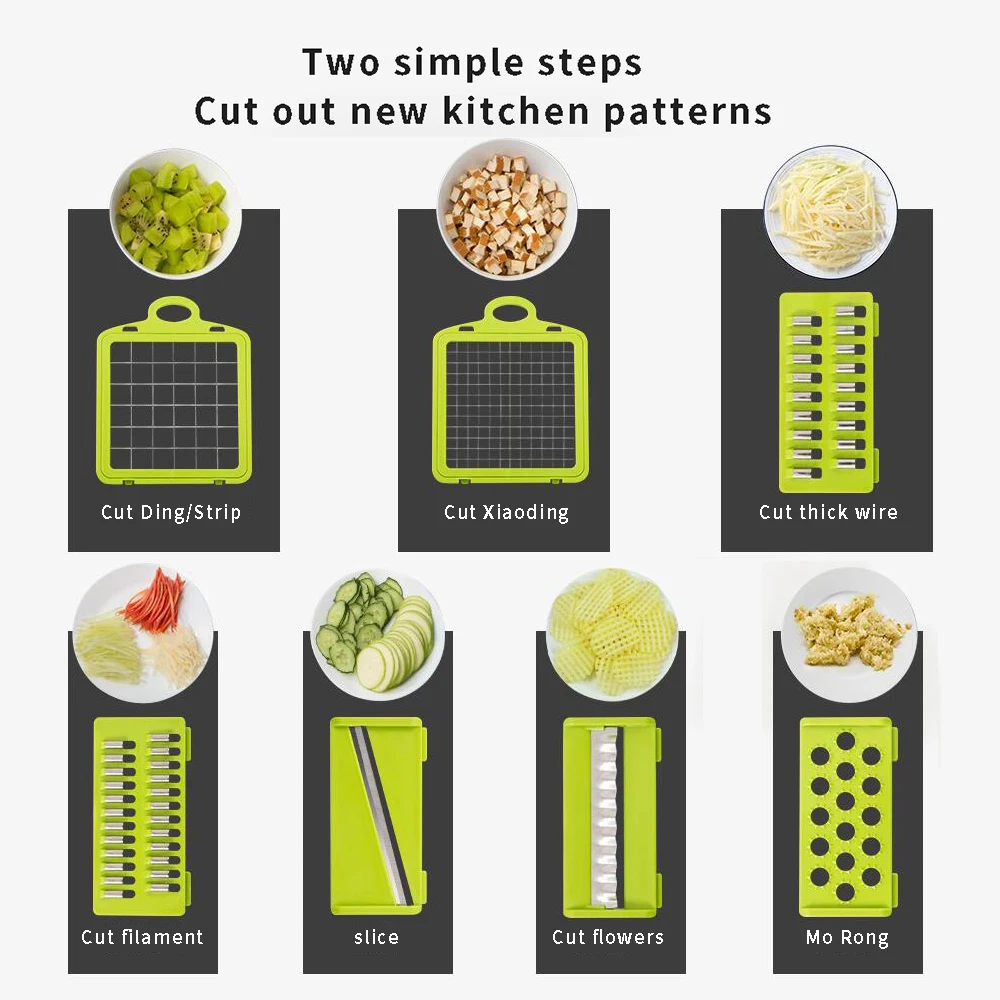 

Vegetable Cutter Kitchen accessories Mandoline Slicer Fruit Cutter Potato Peeler Cheese Grater vegetable slicer Food Processor
