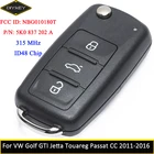 DIYKEY 5K0 837 202 A для Volkswagen VW Golf GTI Jetta Touareg Passat CC NBG010180T Новый дистанционный Автомобильный ключ 315 МГц ID48 5K0837202A