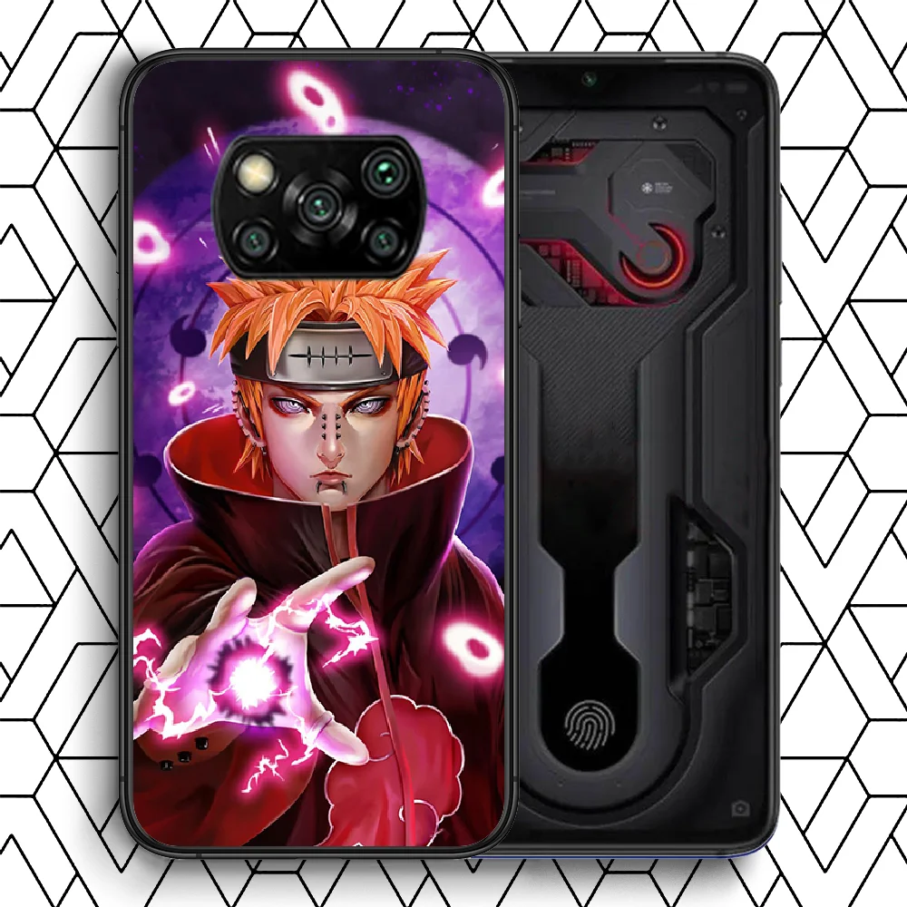 

Anime Akatsuki Narutos Phone Case Cover Hull For Xiaomi Mi A2 A3 8 9 9T Note 10 Se Lite Pro Black Waterproof Silicone Bumper 3D