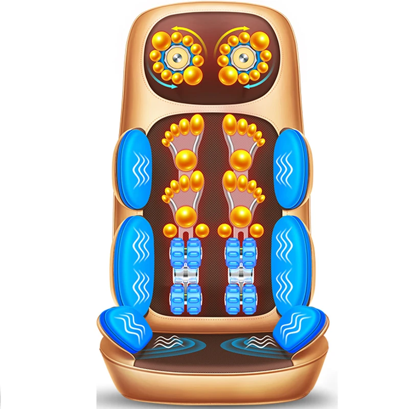 vender Nova Lek918t Multifuncional De Corpo Inteiro Almofada Massagem Elétrica Do Agregado Familiar Pescoço Cintura Ombro Volta Aquecimento Cadeira Almofada Presente