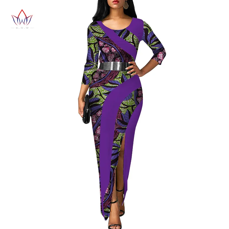 Vestidos африканские женские платья новая мода элегантная африканская одежда Дашики размера плюс сексуальные вечерние платья WY3120