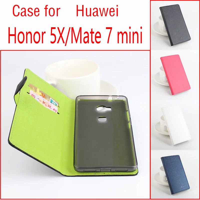 Роскошный чехол книжка для Huawei Mate 7 Mini 8 9 Pro кожаный бумажник P8 Lite 2017 Honor 4C
