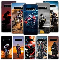 Moto Cross Motorcycle Sports Phone Case For Samsung F52 F62 Note Ultra Lite M11 M12 M21 M30S M31S Galaxy M32 M51 M52