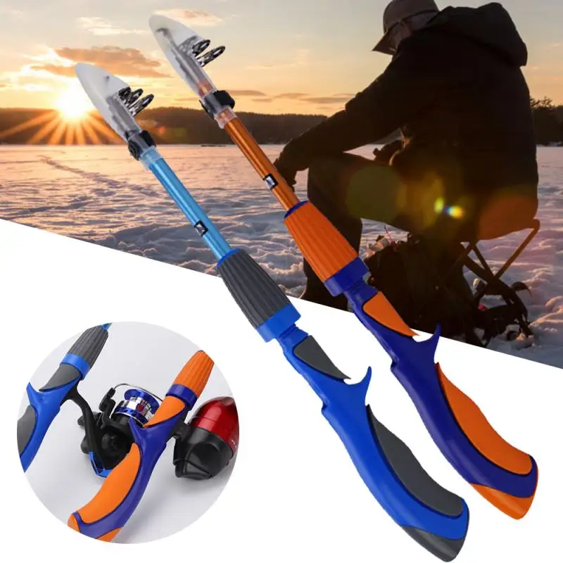 Портативная телескопическая удочка из углеродного волокна 1 2 4 м зимняя уличная