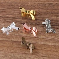 mibrow 5pcslot 1728mm gold silver color copper butterfly brooch pins cufflink tie tack pins brooch for diy jewelry making