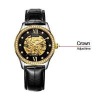 casima automatic mechanical watches for mens business watch luxury fashion diamond wrist watch waterproof 8805