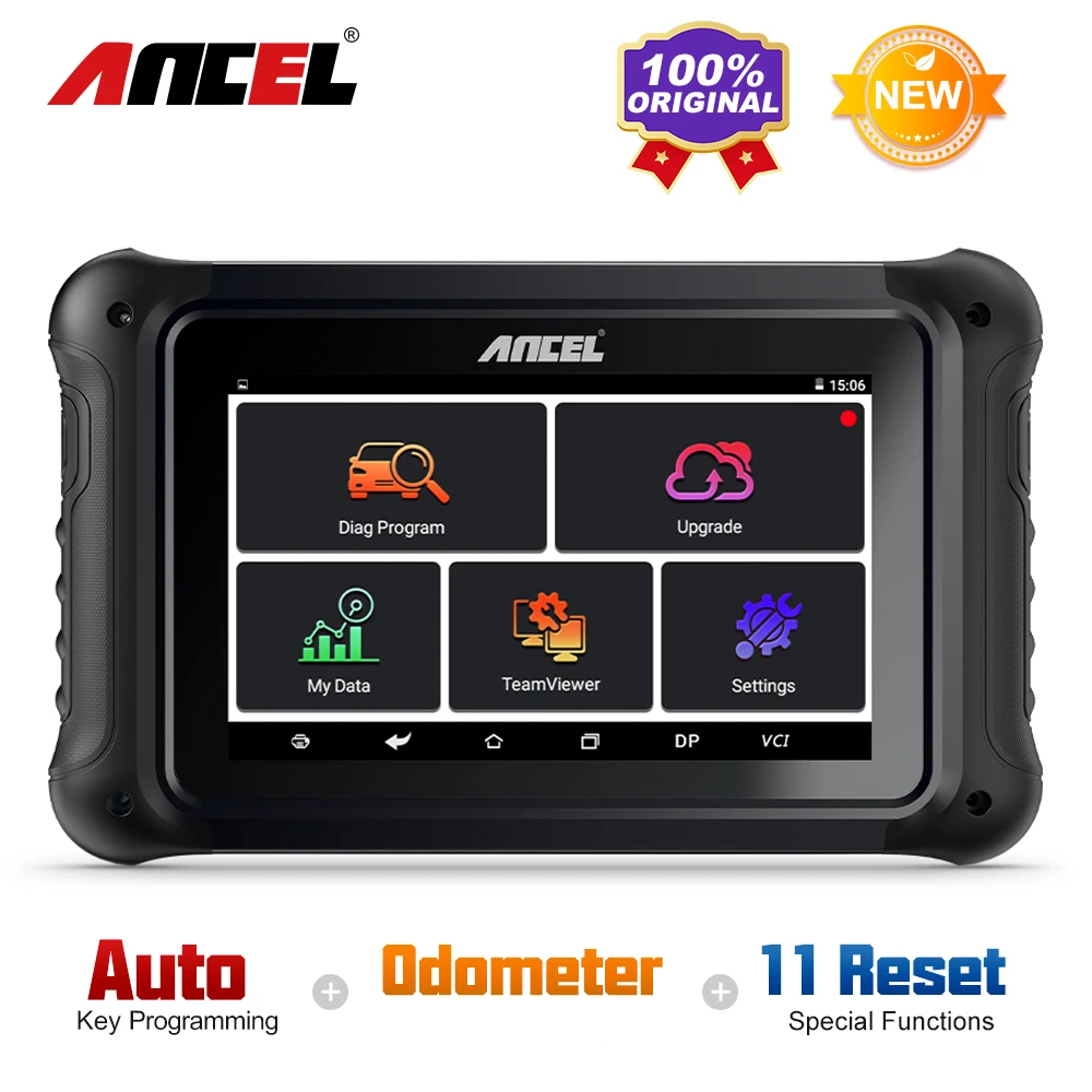 

ANCEL DP500 Car Key Programmer IMMO Diagnostic Tool odo Instrument Cluster Adjustment ODO OBD2 Scanner Key Programming Tool