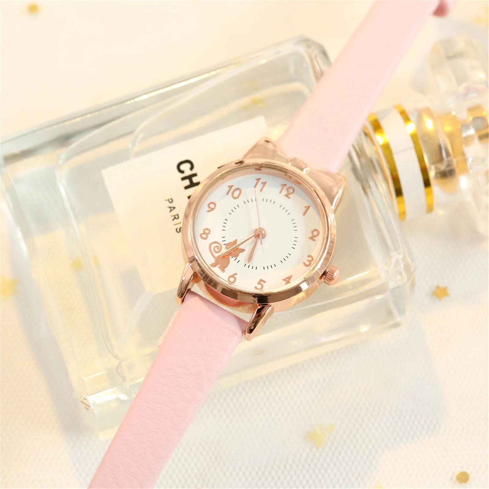 

Korean Latest Design Fashion Casual Cat White Ladies Trendy Quartz Watch Платье Для Девочки Vetement Fille Ropa Niña Meisjes Kle