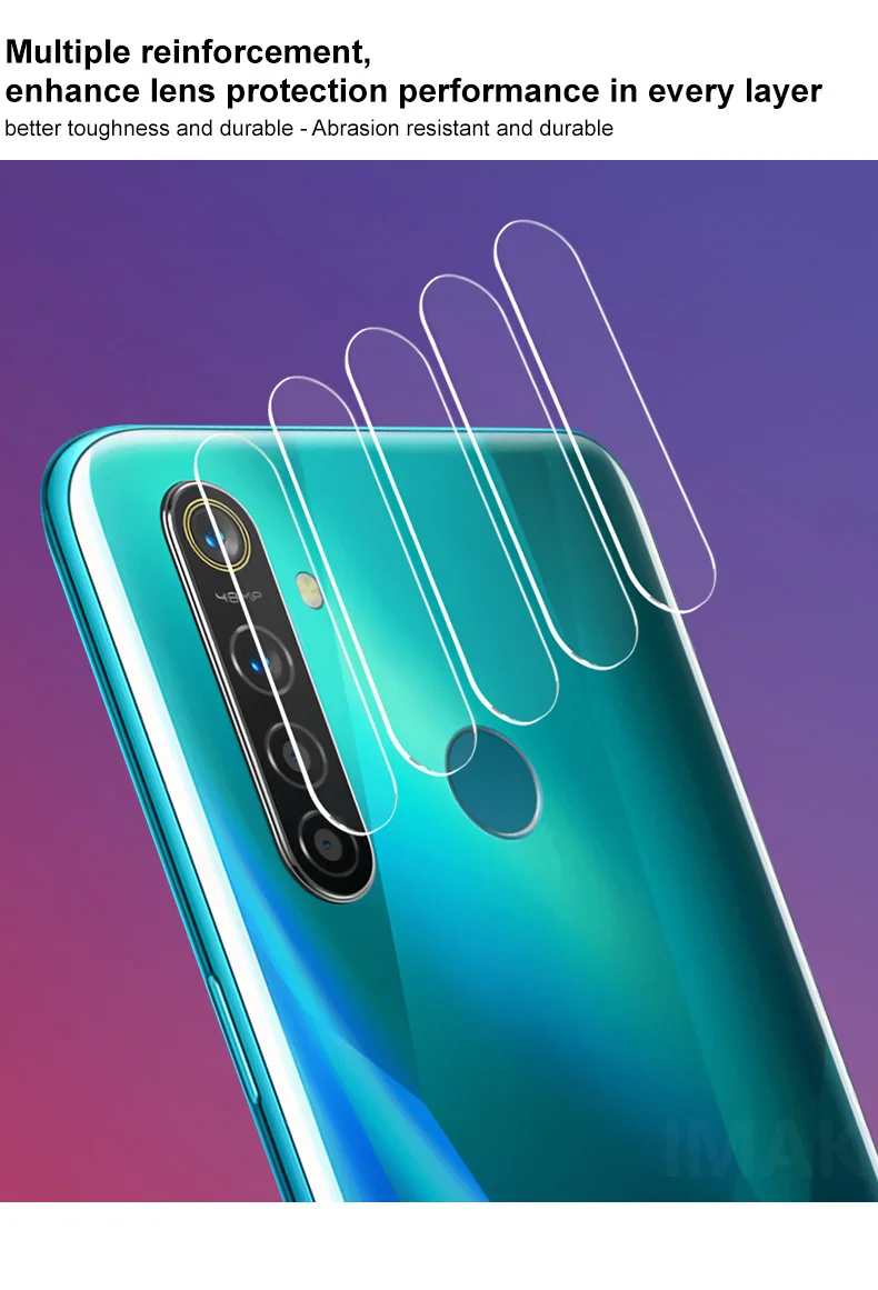 Для OPPO Realme 5 Pro Realme Q пленка для объектива камеры закаленное стекло покрытие объектива тонкое стекло для OPPO Realme 5 Pro пленка для объектива