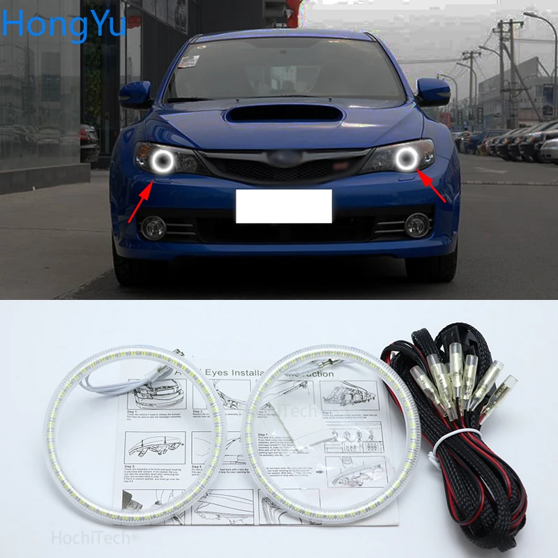 Для Subaru Impreza WRX STI 2007 2011 Супер яркий белый цвет 3528 SMD комплект светодиодов глаза