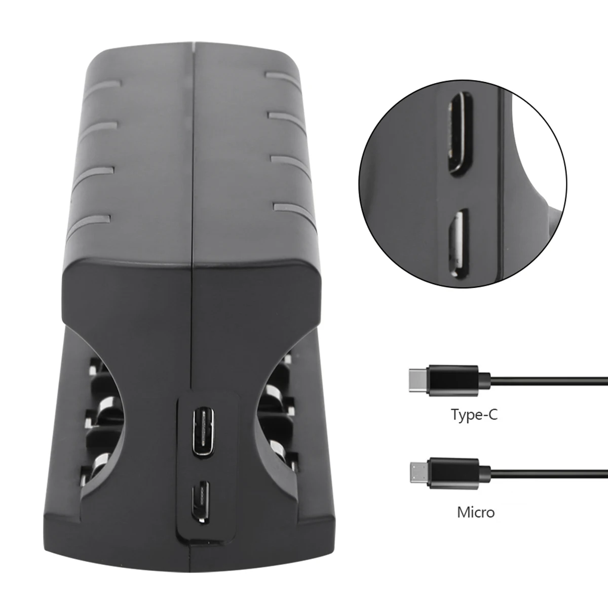 8 Slot Battery Charger LED Lights With Type-C Charge Cable For RCR123A 16340 16350 16360 3.7V Batteries Charging Adapter​ | Электроника