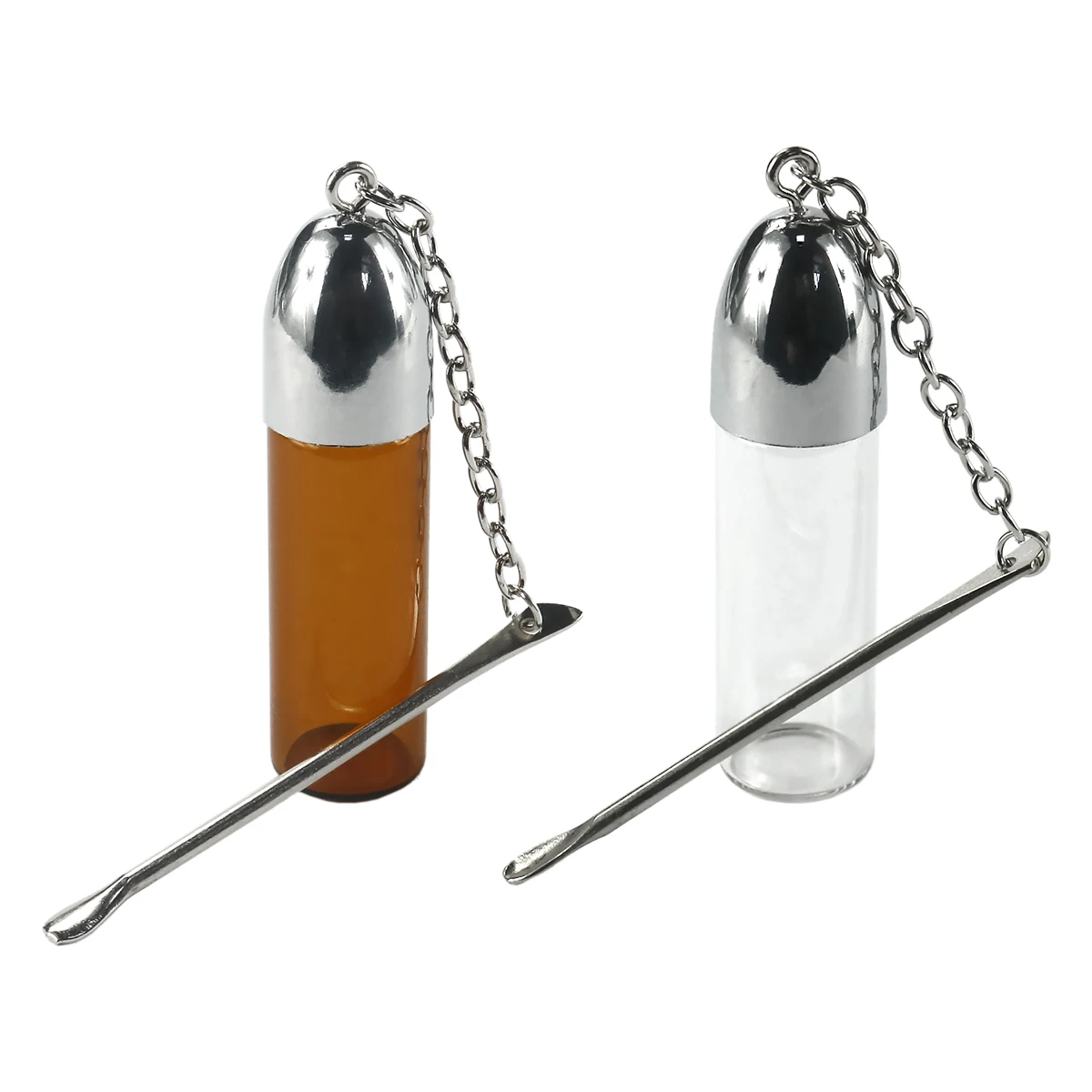 Formax420 55 мм высота 2 упаковки стеклянные бутылки с металлической ложкой винтовая