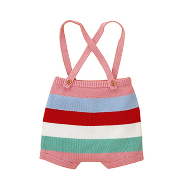 Детский трикотажный комбинезон Радужный для новорожденных на осень 2020|Ромперы| |