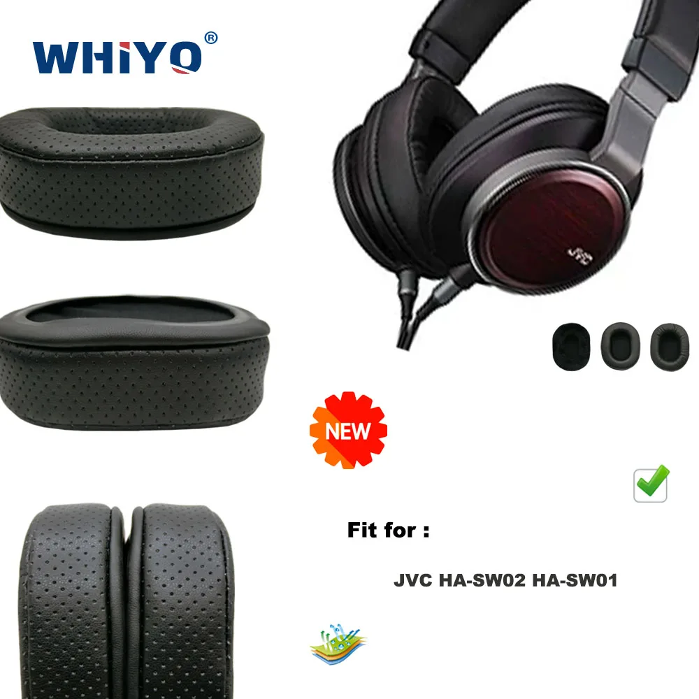 

New Upgrade Replacement Ear Pads for JVC HA-SW02 HA-SW01 Headset Leather Cushion Velvet Earmuff Earphone Sleeve Cover