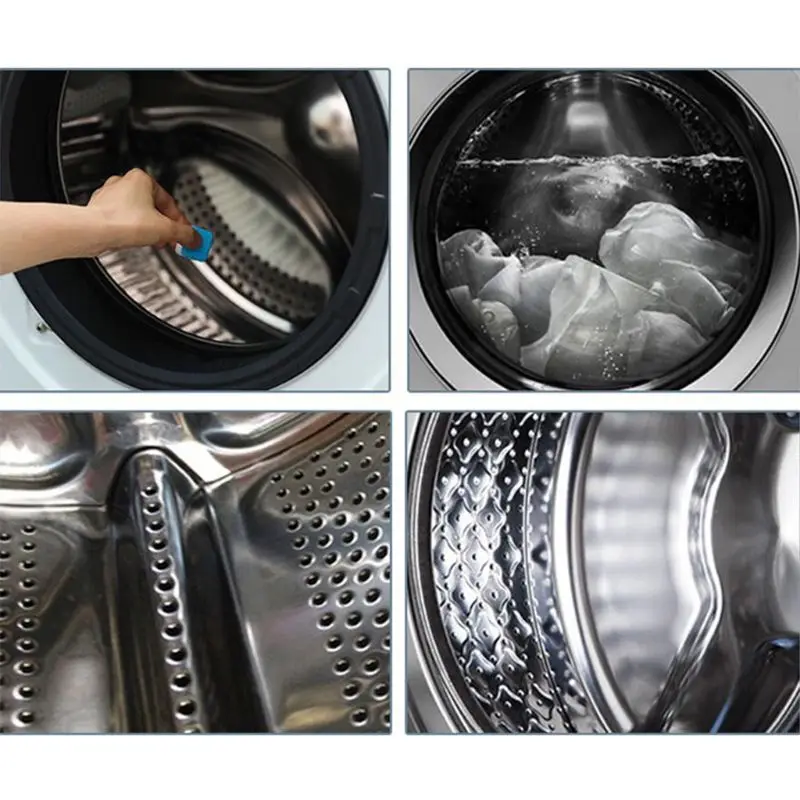 

30Pcs Washing Machine Descaler Cleaner Deep Cleaning Remover Tablets