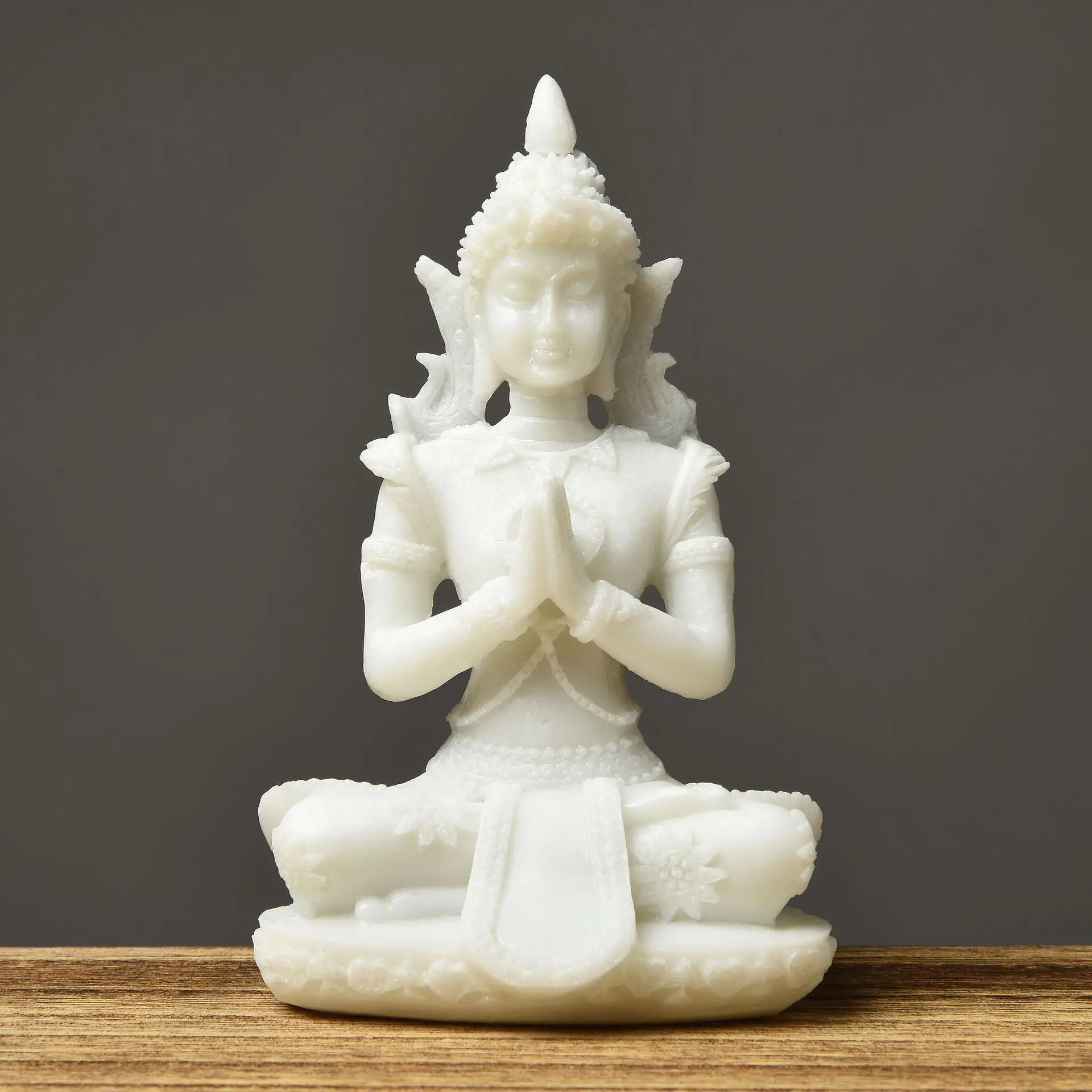 

Miniature Buddha Statue Nature Sandstone Fengshui Thailand Buddha Sculpture Hindu Figurine Home Decorative Ornament