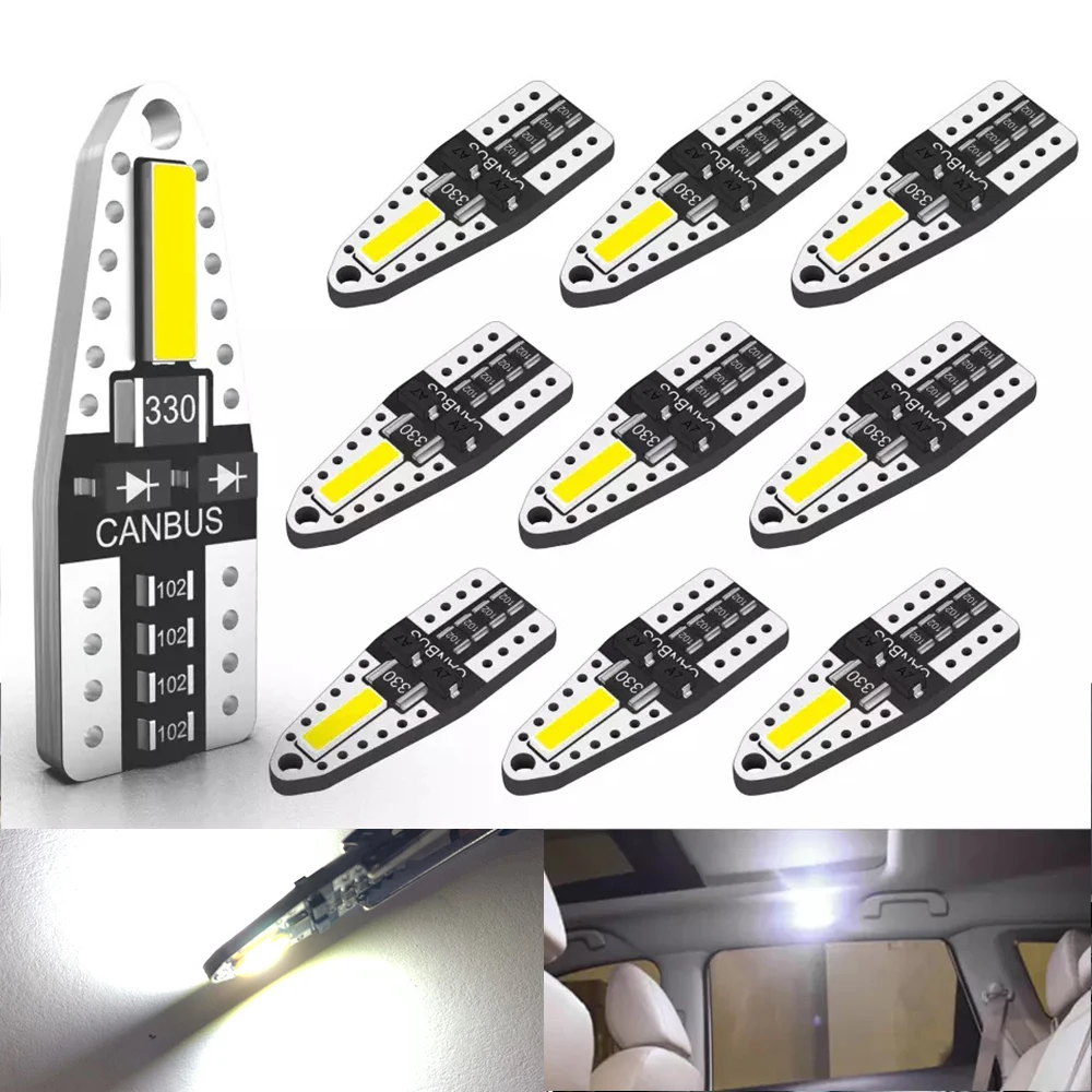 

10pcs T10 W5W Led Bulb 194 168 Car Interior Light Parking Lamp For Toyota Camry CHR Auris Hilux Prius Celica Ipsum Verso Wish