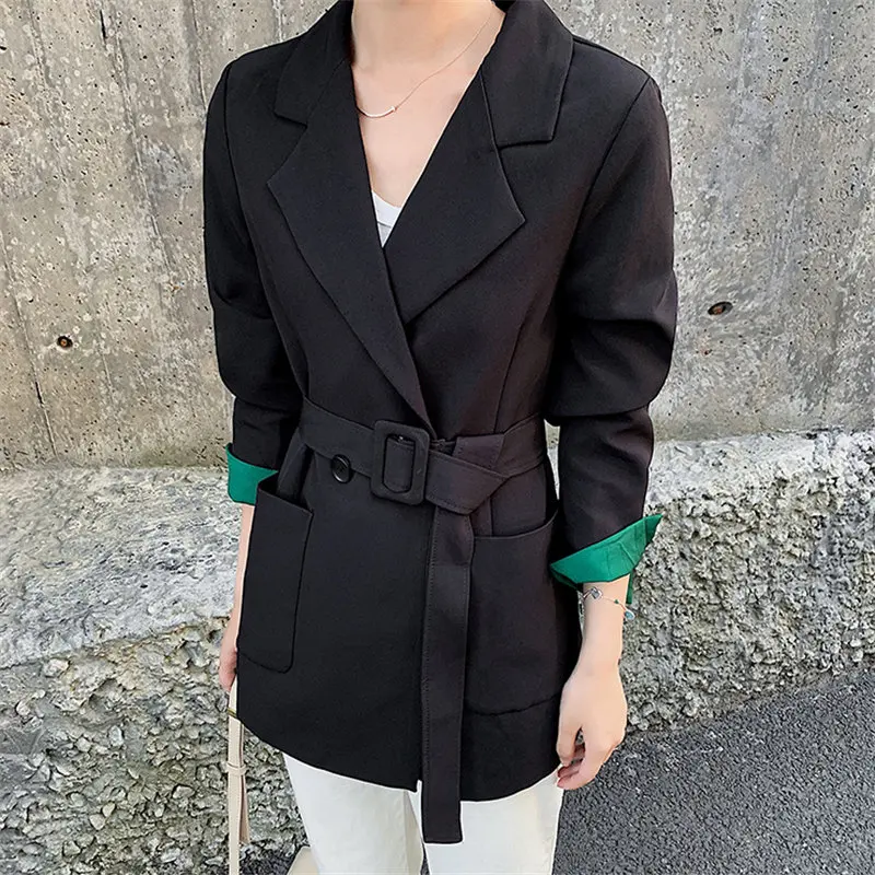 HziriP женственные уличные свободные размера плюс 2020 черные шикарные женские