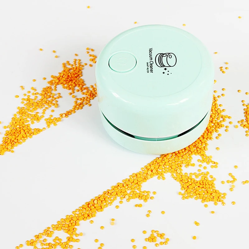 

Diamond Painting Tools Mini Desktop Vacuum Cleaner Handheld Vacuum Cleaner Easily Collect Small Particles Such as Detritus
