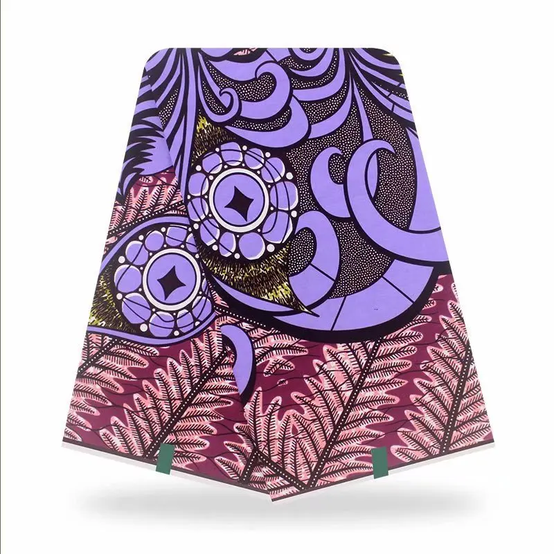 Черно белая восковая ткань оригинальный настоящий восковой 100% хлопок