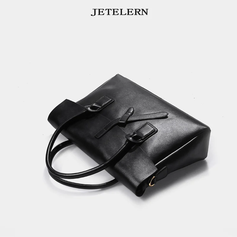 

Leather design big bag professional women's bag one shoulder handbag women's business Computer Briefcase A4 file