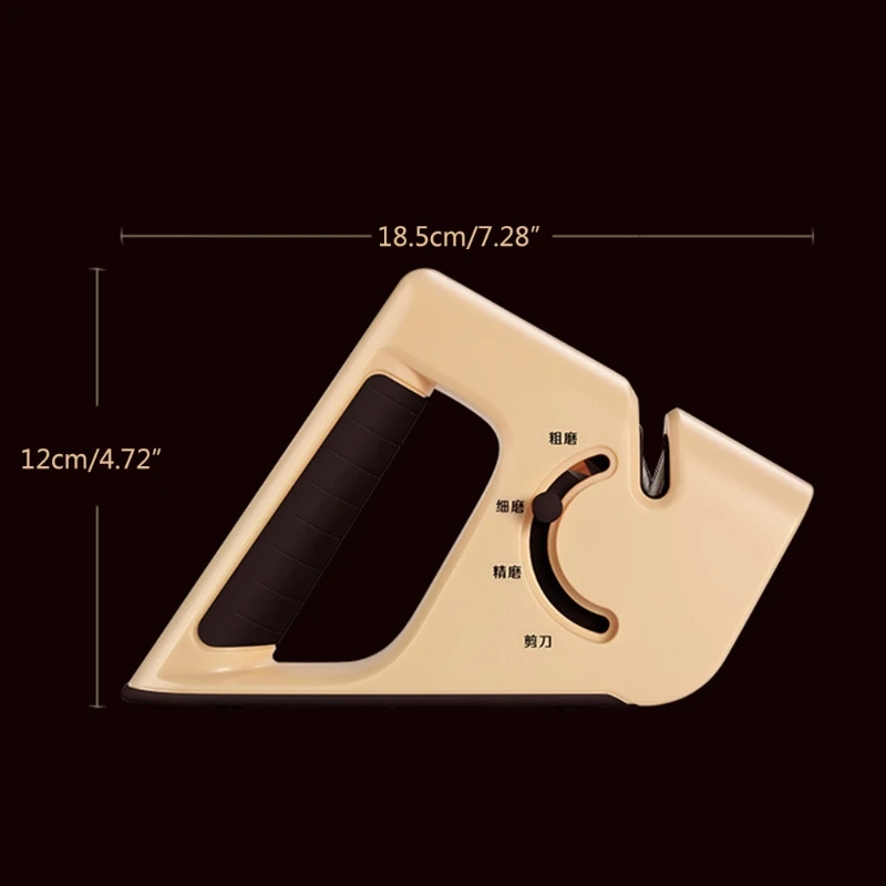

Professional Kitchen Manual Knife Sharpener Machine Adjustable Sharpening Stone 23GB
