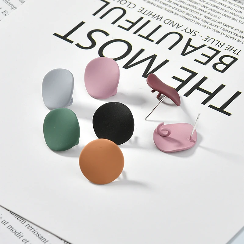 Molandi осенне зимнее резиновое волнистое серебряное ушное кольцо для ногтей Diy