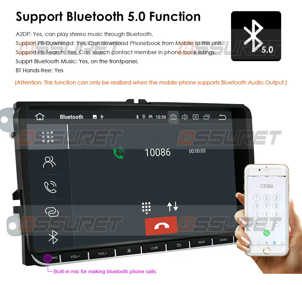 Автомобильный мультимедийный плеер стерео система на Android 10 с 9 &quotэкраном GPS для