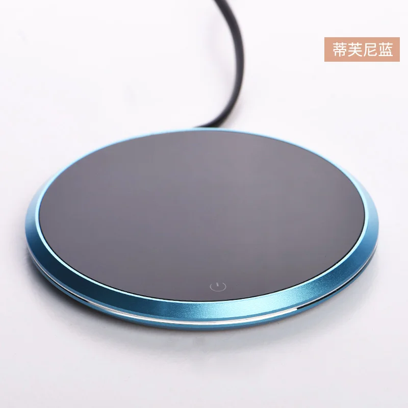 Круглый Электрический коврик металлический термостатический стол с подогревом