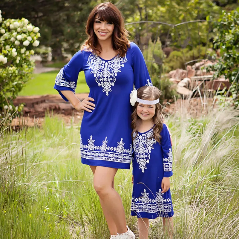 Новое поступление 2021 платья для мамы и дочки одежда детское шикарное ретро
