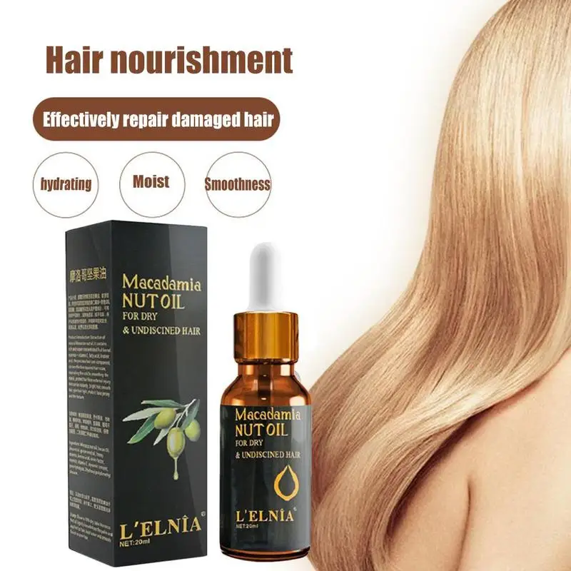 

20ml Morocco Oil Hair Care Essential Oil Argan Nut Repair Oil Nourish Keratine Hair Treatment Damage Dry Care Hair Scalp C6O8