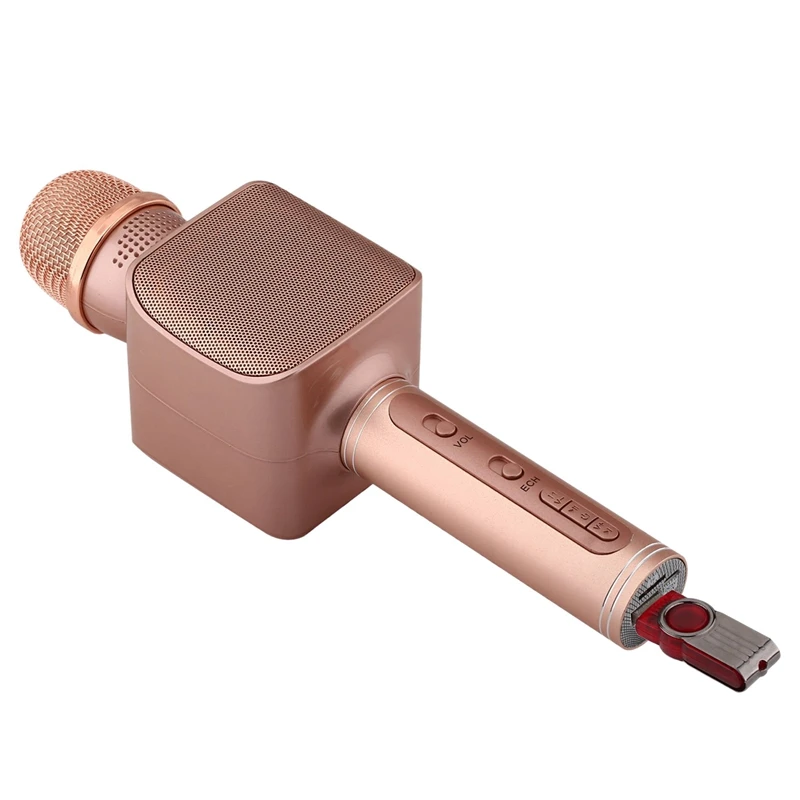 SU-YOSD микрофон для караоке с ночным светильник щением в руке | Электроника