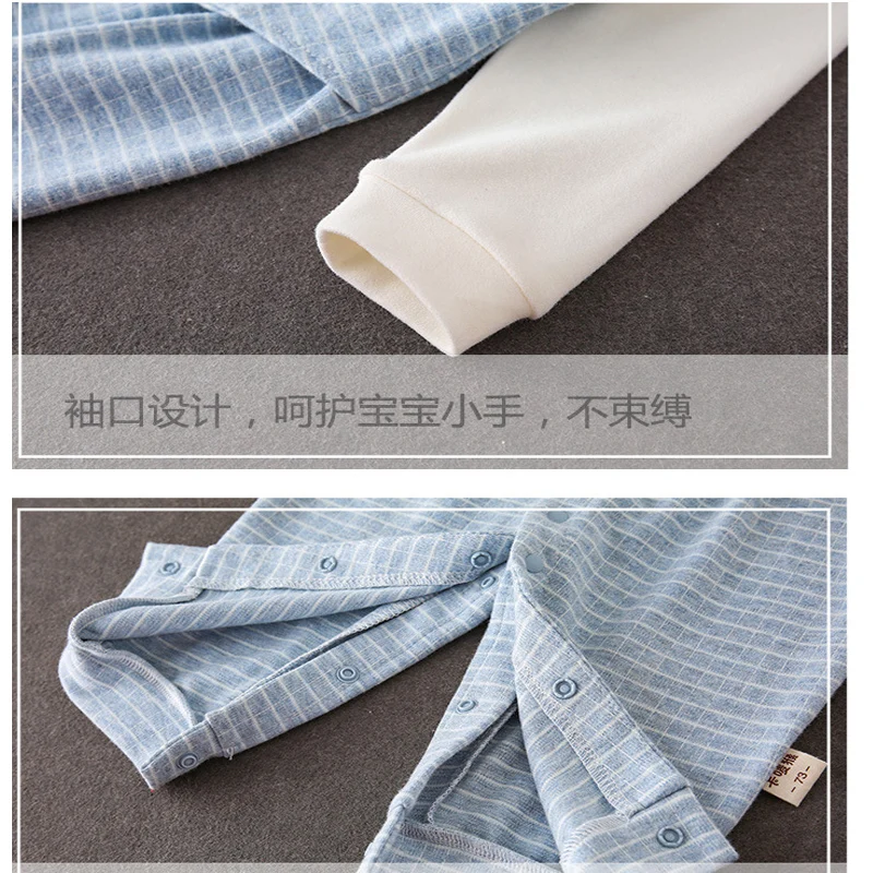 Весенний комплект одежды для маленьких мальчиков комбинезон в клетку костюм