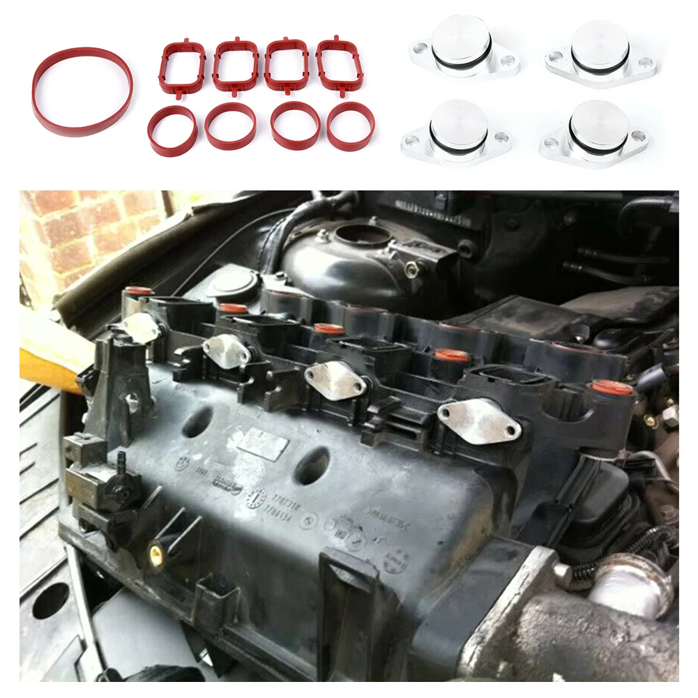 

New 4Pcs Diesel Spiral Valve Panels Shutters Seals for BMW M47 E71 E46 320d Fast delivery Dropshipping