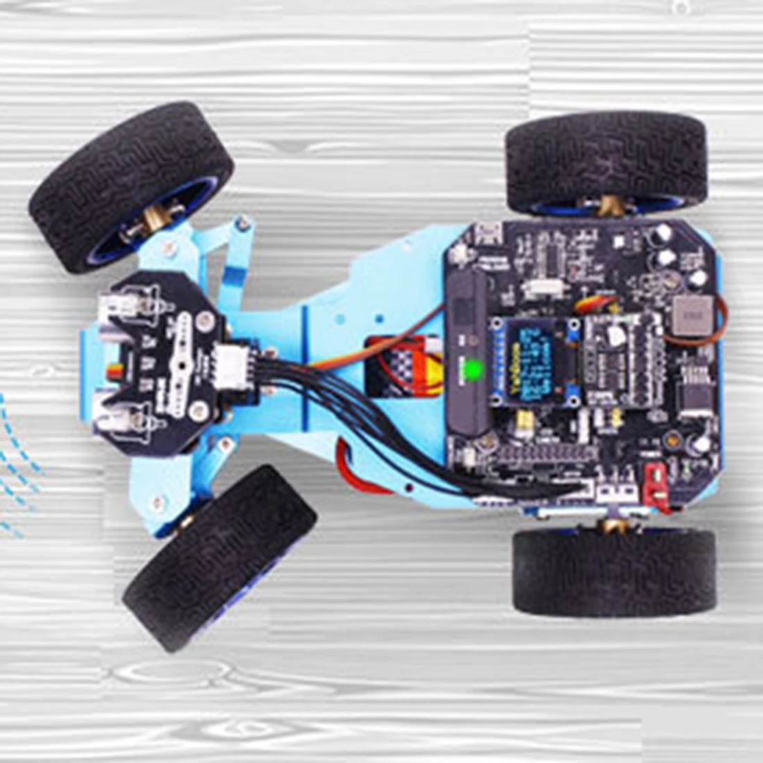 STM32 визуальный робот OV7670 камера слежения oled-экран независимый рулевой робототехники мощный двигатель креативный подарок