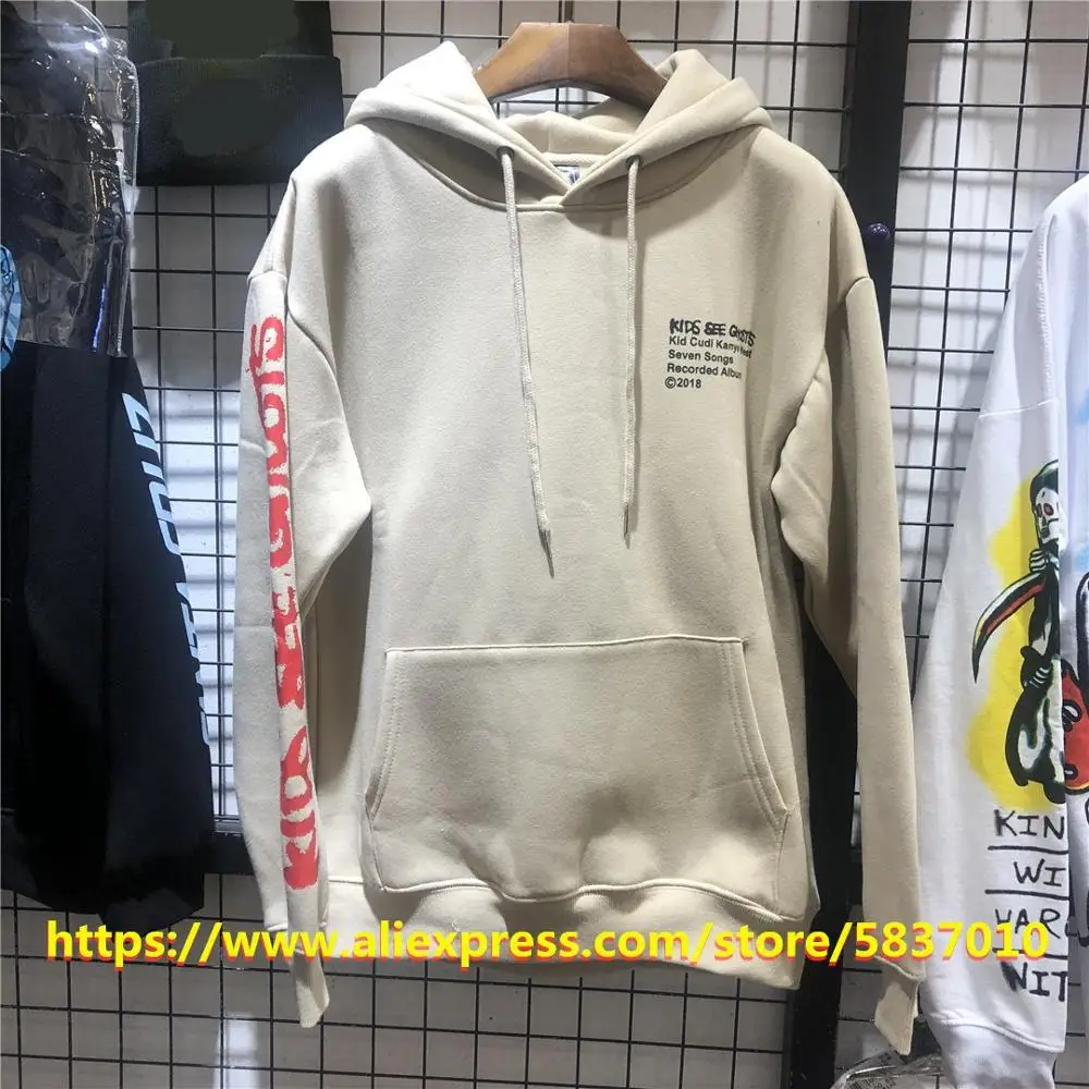 Толстовка детская с капюшоном Cudi Kanye West для мужчин и женщин | Мужская одежда