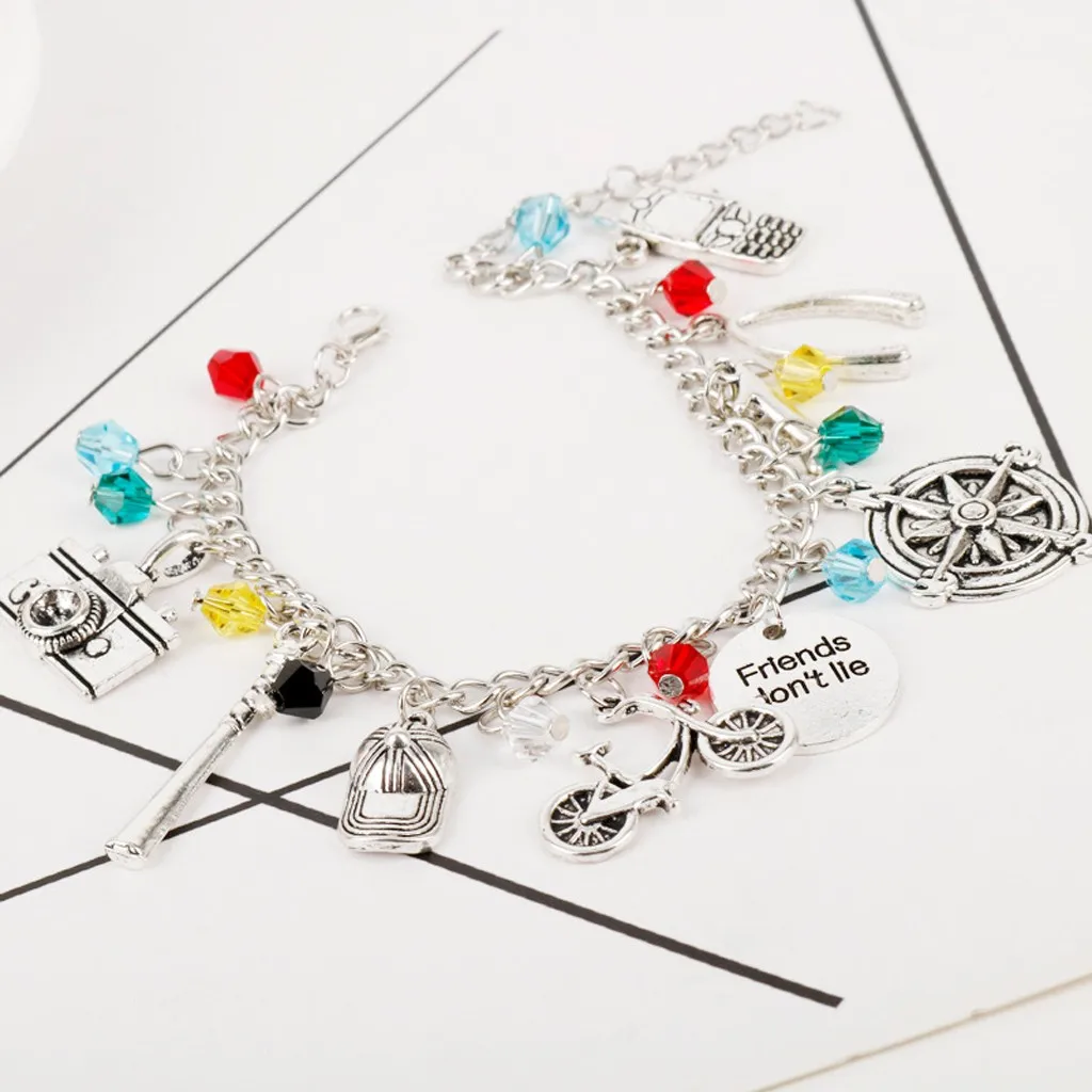 Новый дизайн для женщин необычная история топор лента велосипед мульти браслет