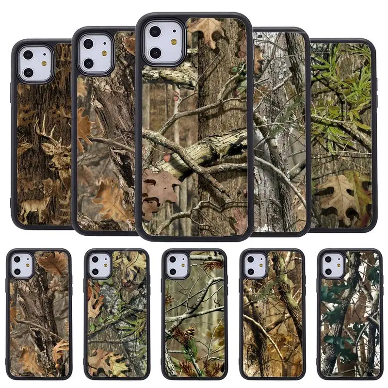

Realtree Real Tree Camo Phone Case for iphone 11 12 13 pro se 20 max xr xs x 7 8 6s plus mini Fundas cover PC&TPU