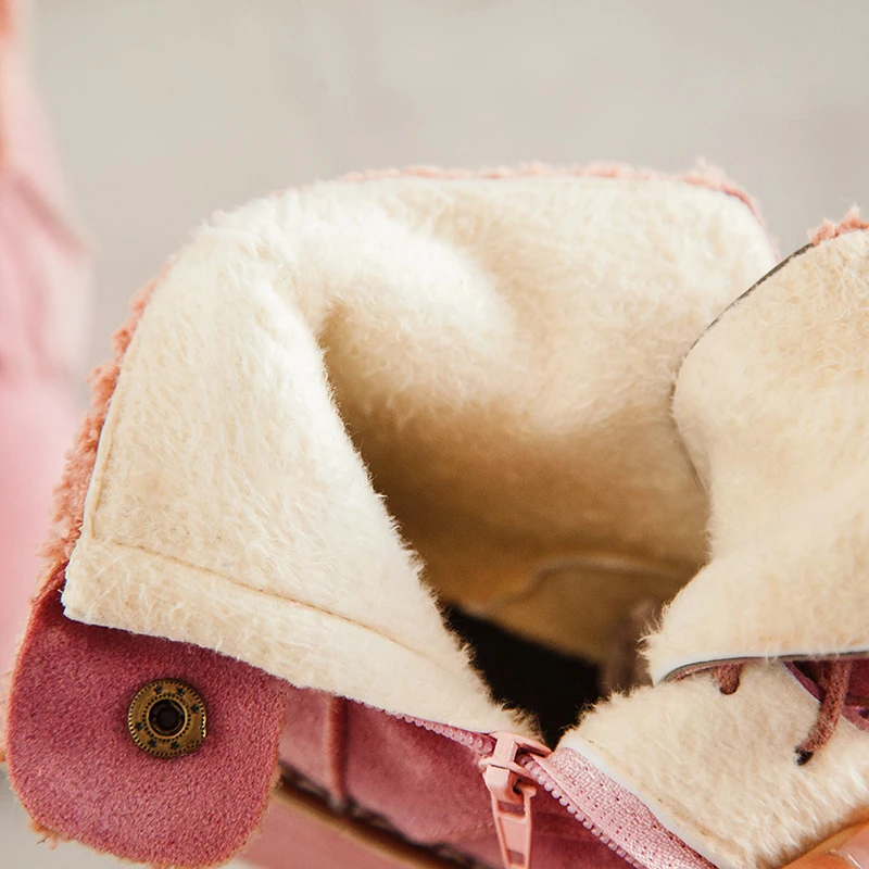 Обувь коллекция 2019 года модные зимние однотонные детские ботинки для девочек и