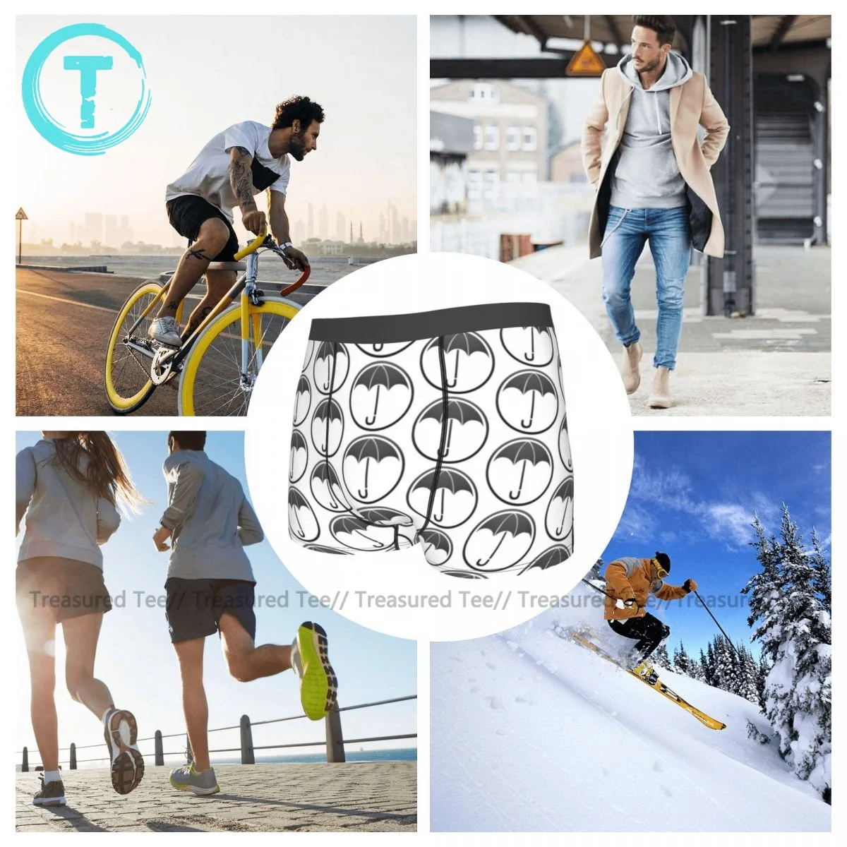 

Umbrella Academy Underwear Sublimation Hot Polyester Trunk Printed Cute Youth Boxer Brief