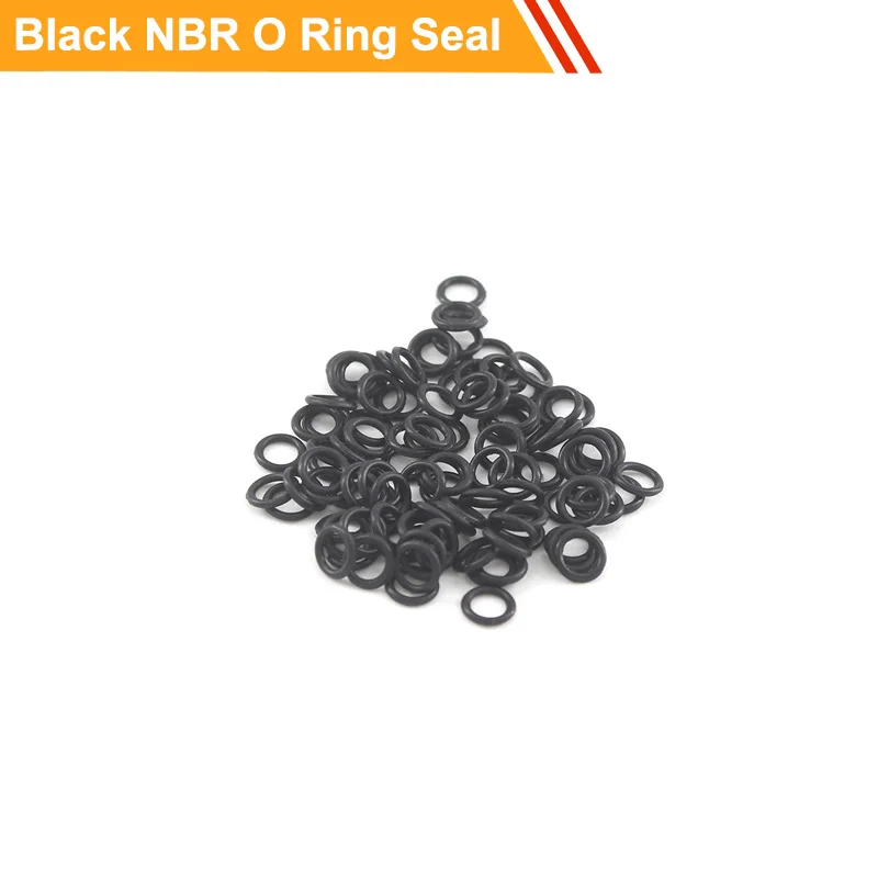 

Уплотнительное кольцо, черное резиновое уплотнительное кольцо CS 1 мм, уплотнительная прокладка, наружный диаметр 21/25/30/35/50 мм, уплотнительно...