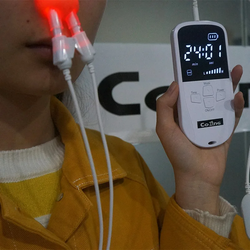

Pro Rhinitis Sinusitis Nose Therapy Cure Rhinitis Allergy Reliever Hay Fever Allergic Rhinitis Laser Treatment Massager Machine