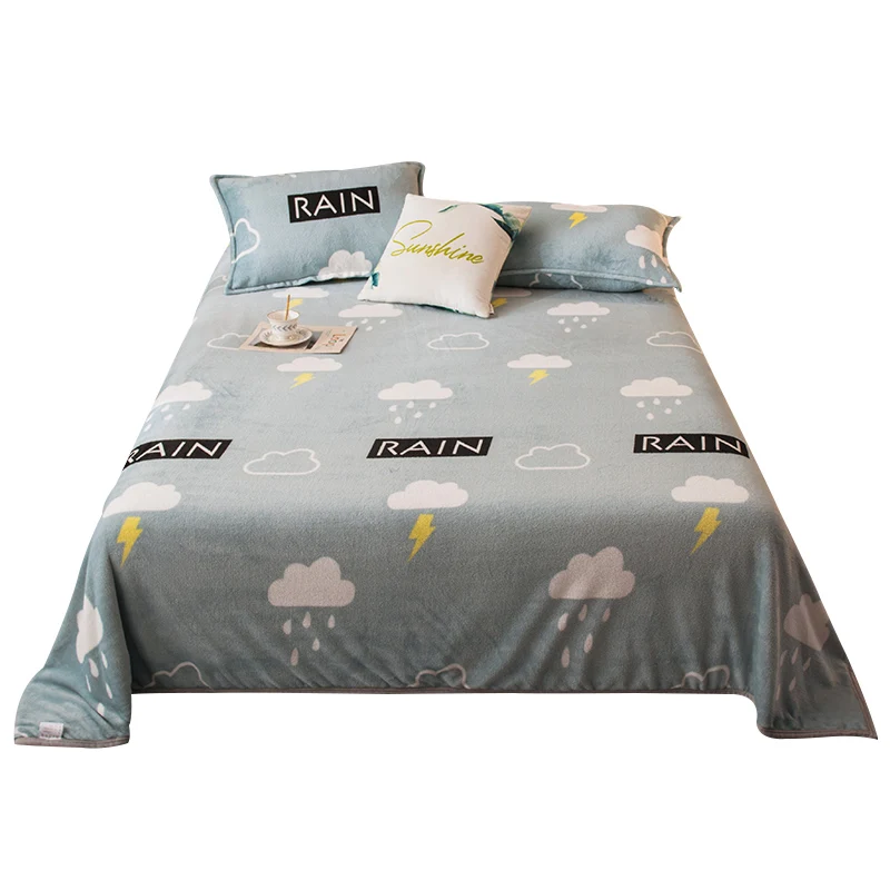 Зимнее Фланелевое мягкое удобное одеяло для простыни сохраняющее тепло | Дом и