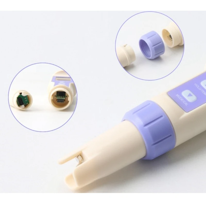 

SHGO HOT-Digital YY-600 PH/ORP/TEMP 3 in 1 Test Pen with PH&ORP Calibration Powder Buffer Powder PH Water Quality Test Meter